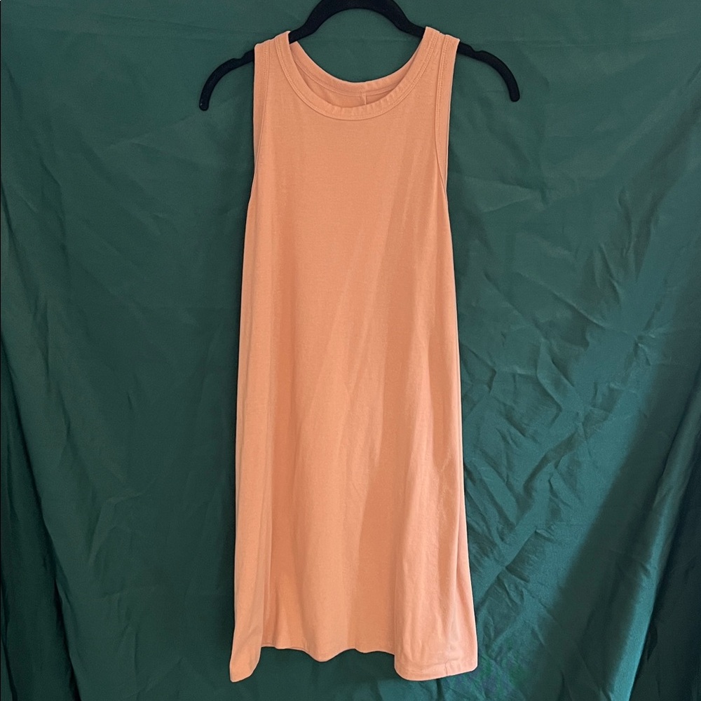 a new day Peach Midi Dress